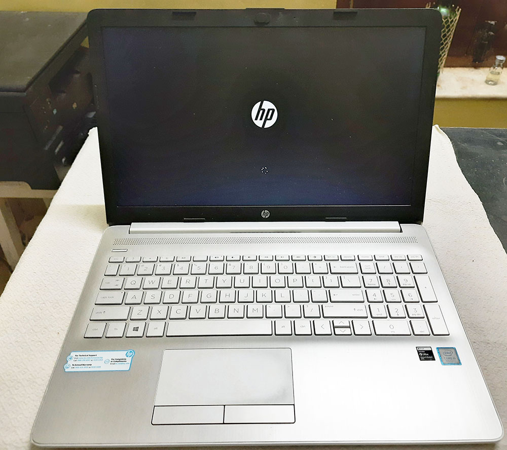 image of laptop with the tools