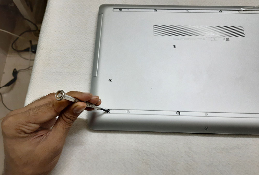 image of laptop with the tools